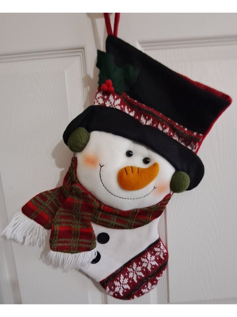 Atico International Snowman 3D 20 Inch Christmas Stocking